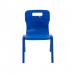 Titan One Piece Classroom Chair 363x343x563mm Blue (Pack of 10) KF838705 KF838705