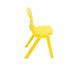 Titan One Piece Classroom Chair 363x343x563mm Yellow (Pack of 10) KF838708 KF838708