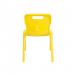 Titan One Piece Classroom Chair 363x343x563mm Yellow (Pack of 10) KF838708 KF838708