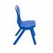 Titan One Piece Classroom Chair 435x384x600mm Blue (Pack of 10) KF838709 KF838709