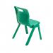 Titan One Piece Classroom Chair 435x384x600mm Green (Pack of 10) KF838710 KF838710