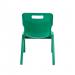 Titan One Piece Classroom Chair 435x384x600mm Green (Pack of 10) KF838710 KF838710