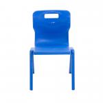 Titan One Piece Classroom Chair 432x407x690mm Blue (Pack of 10) KF838714 KF838714