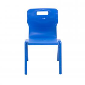 Titan One Piece Classroom Chair 432x407x690mm Blue (Pack of 10) KF838714 KF838714