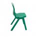 Titan One Piece Classroom Chair 432x408x690mm Green (Pack of 10) KF838715 KF838715