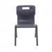Titan One Piece Classroom Chair 432x408x690mm Charcoal (Pack of 10) KF838716 KF838716