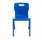 Titan One Piece Classroom Chair 482x510x829mm Blue (Pack of 10) KF838719 KF838719