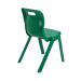 Titan One Piece Classroom Chair 482x510x829mm Green (Pack of 10) KF838720 KF838720