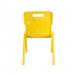 Titan One Piece Classroom Chair 480x486x799mm Yellow (Pack of 30) KF838727 KF838727
