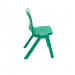 Titan One Piece Classroom Chair 363x343x563mm Green (Pack of 30) KF838730 KF838730