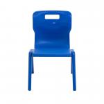 Titan One Piece Classroom Chair 435x384x600mm Blue (Pack of 30) KF838734 KF838734