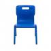 Titan One Piece Classroom Chair 435x384x600mm Blue (Pack of 30) KF838734 KF838734