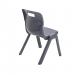 Titan One Piece Classroom Chair 435x384x600mm Charcoal (Pack of 30) KF838736 KF838736
