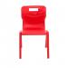Titan One Piece Classroom Chair 432x408x690mm Red (Pack of 30) KF838738 KF838738