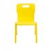 Titan One Piece Classroom Chair 432x408x690mm Yellow (Pack of 30) KF838742 KF838742