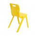 Titan One Piece Classroom Chair 482x510x829mm Yellow (Pack of 30) KF838747 KF838747