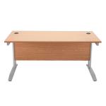 Arista Cantilever 1400mm Oak Rectangular Desk KF838787 KF838787