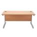 Arista Cantilever 1400mm Oak Rectangular Desk KF838787