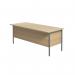 Serrion Rectangular 4 Leg Desk 1800x750x730mm Ferrera Oak KF838789 KF838789