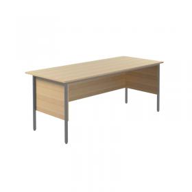 5 Star Modara Rectangular Desk 1800x750x730mm Oak KF838789 KF838789