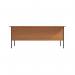 Serrion Rectangular 3 Drawer Pedestal 4 Leg Desk 1800x750x730mm Beech KF838805 KF838805