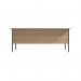 Serrion Rectangular 3 Drawer Pedestal 4 Leg Desk 1800x750x730mm Oak KF838811 KF838811