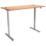 Beech 1600mm Sit / Stand Desk KF838835