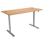 Oak 1200mm Sit Stand Desk KF838837 KF838837