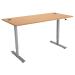 Oak 1200mm Sit Stand Desk KF838837