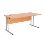 First Rectangular Cantilever Desk 1200mm Beech KF838927 KF838927