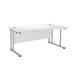 First Wave Right Hand Cantilever Desk 1600mm Beech KF838952