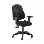 Jemini Intro Posture Chair with Adjustable Arms 640x640x990-1160mm Charcoal KF838994 KF838994