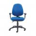 Jemini Intro Posture Chair with Adjustable Arms 640x640x990-1160mm Blue KF838995 KF838995