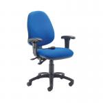 Jemini Intro Posture Chair with Adjustable Arms 640x640x990-1160mm Blue KF838995 KF838995