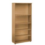 First 2000mm Bookcase 4 Shelf Oak KF839203 KF839203