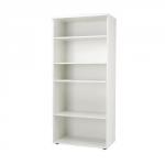 First 2000mm Bookcase White