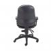 First High Back Operators Chair with T-Adjustable Arms 640x640x985-1175mm Charcoal KF839244 KF839244