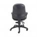 First High Back Operator Chair with T-Adjustable Arms 640x640x985-1175mm Charcoal KF839244 KF839244