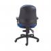 First High Back Operator Chair with T-Adjustable Arms 640x640x985-1175mm Blue KF839245 KF839245