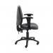 First High Back Posture Chair with Adjustable Arms 640x640x990-1160mm Charcoal KF839326 KF839326