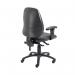 First High Back Posture Chair with Adjustable Arms 640x640x990-1160mm Charcoal KF839326 KF839326