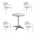 Arista Aluminium Bistro Table and Chairs Bundle KF839474
