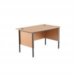 Jemini 18 Oak 1228mm Desk with Modesty Panel KF839477 KF839477