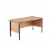 Jemini 18 Oak 1532mm Desk with Modesty Panel KF839479