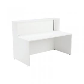 VOW Jemini Reception Unit 1400x800x740mm White KF839531 KF839531