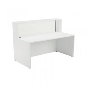 VOW Jemini Reception Unit 1600x800x740mm White KF839534 KF839534