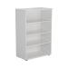 Jemini White 1200mm 1 Shelf Bookcase KF840136