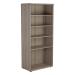 Jemini Grey Oak 1800mm 4 Shelf Bookcase (Dimensions: W800 x D450 x H1800mm) KF840148