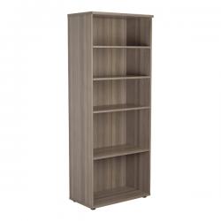 Cheap Stationery Supply of Jemini Grey Oak 2000mm 4 Shelf Bookcase (Dimensions: W800 x D450 x H2000mm) KF840150 KF840150 Office Statationery
