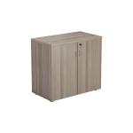 Jemini Grey Oak 730mm 1 Shelf Cupboard (Dimensions: W800 x D450 x H730mm) KF840152 KF840152